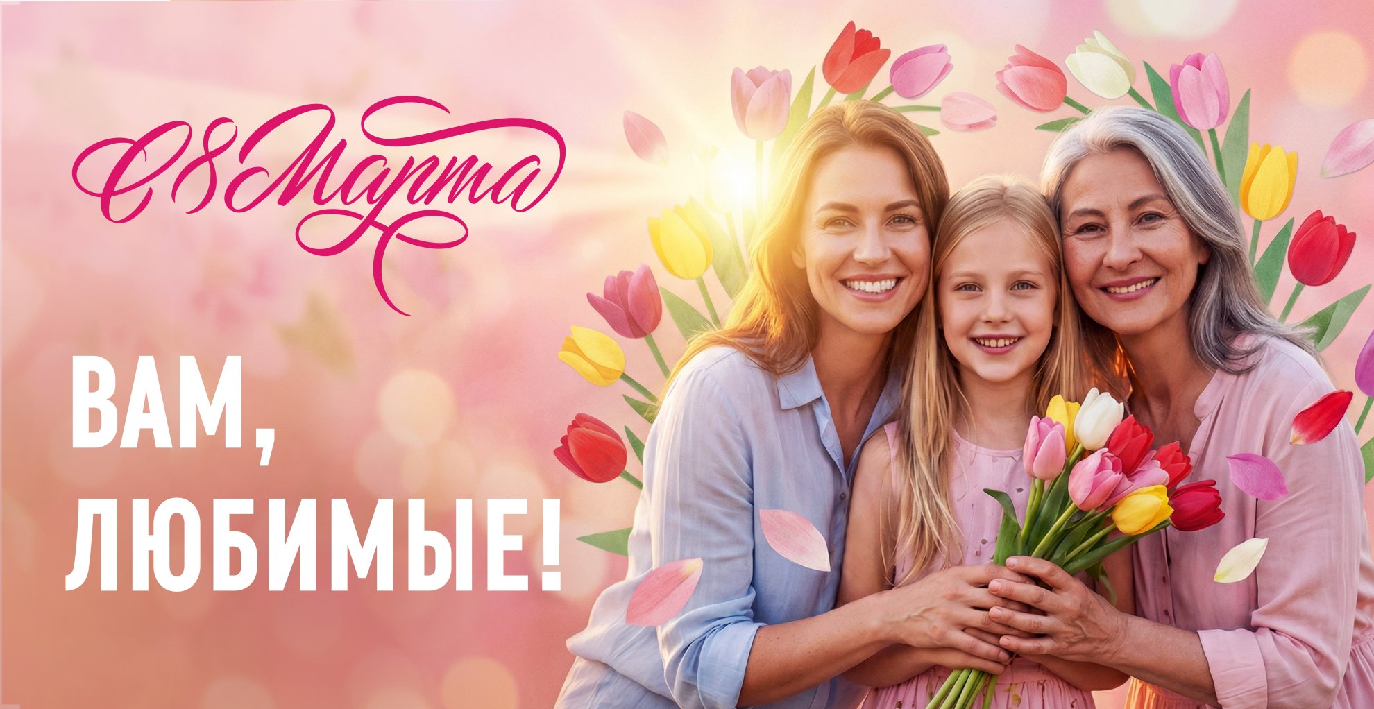 С 8 Марта — Международным женским днем!